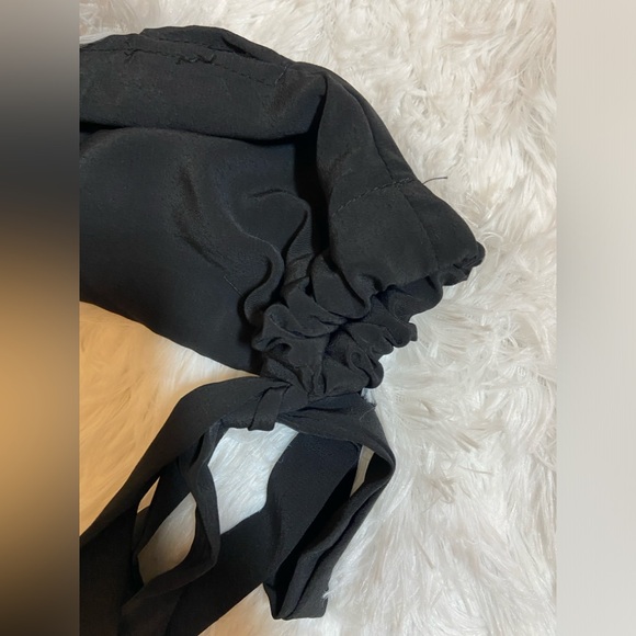 HYFVE Black asymmetrical split sleeve Skirt Romper size Small new - Picture 10 of 14